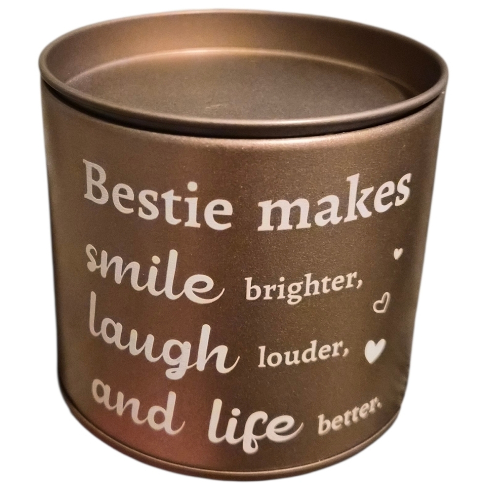 Bestie Quote Candle Tin